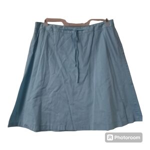 Talbots Petite Blue Skirt sz 16
